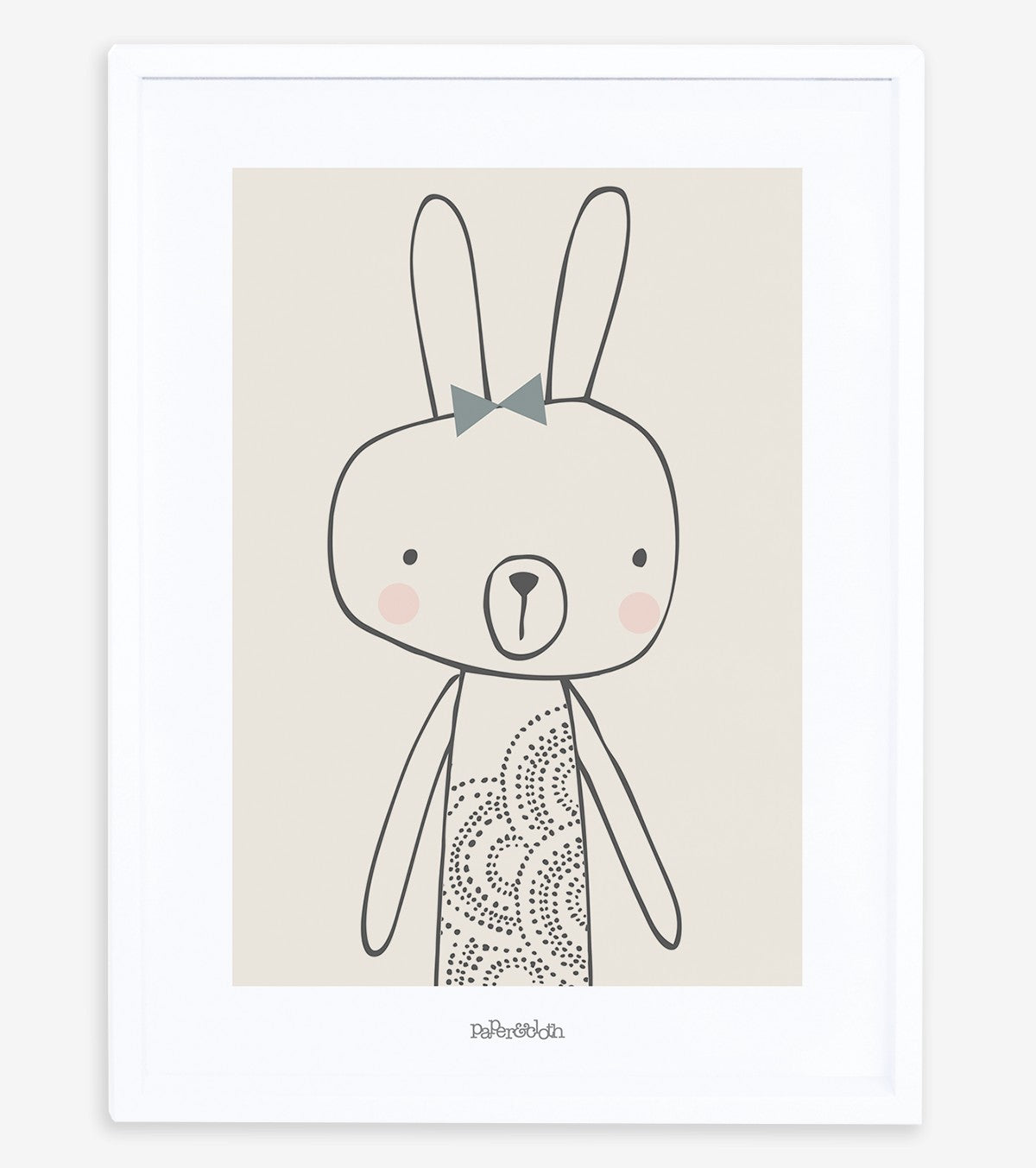 LITTLE FRIENDS - Poster per bambini - Il coniglio