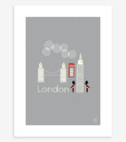 LONDRA - Poster per bambini - Monumenti di Londra
