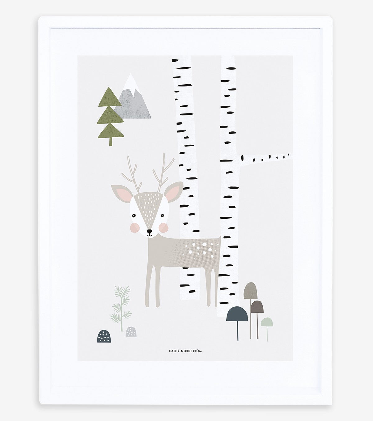 NEL BOSCO - Poster per bambini - Il cervo