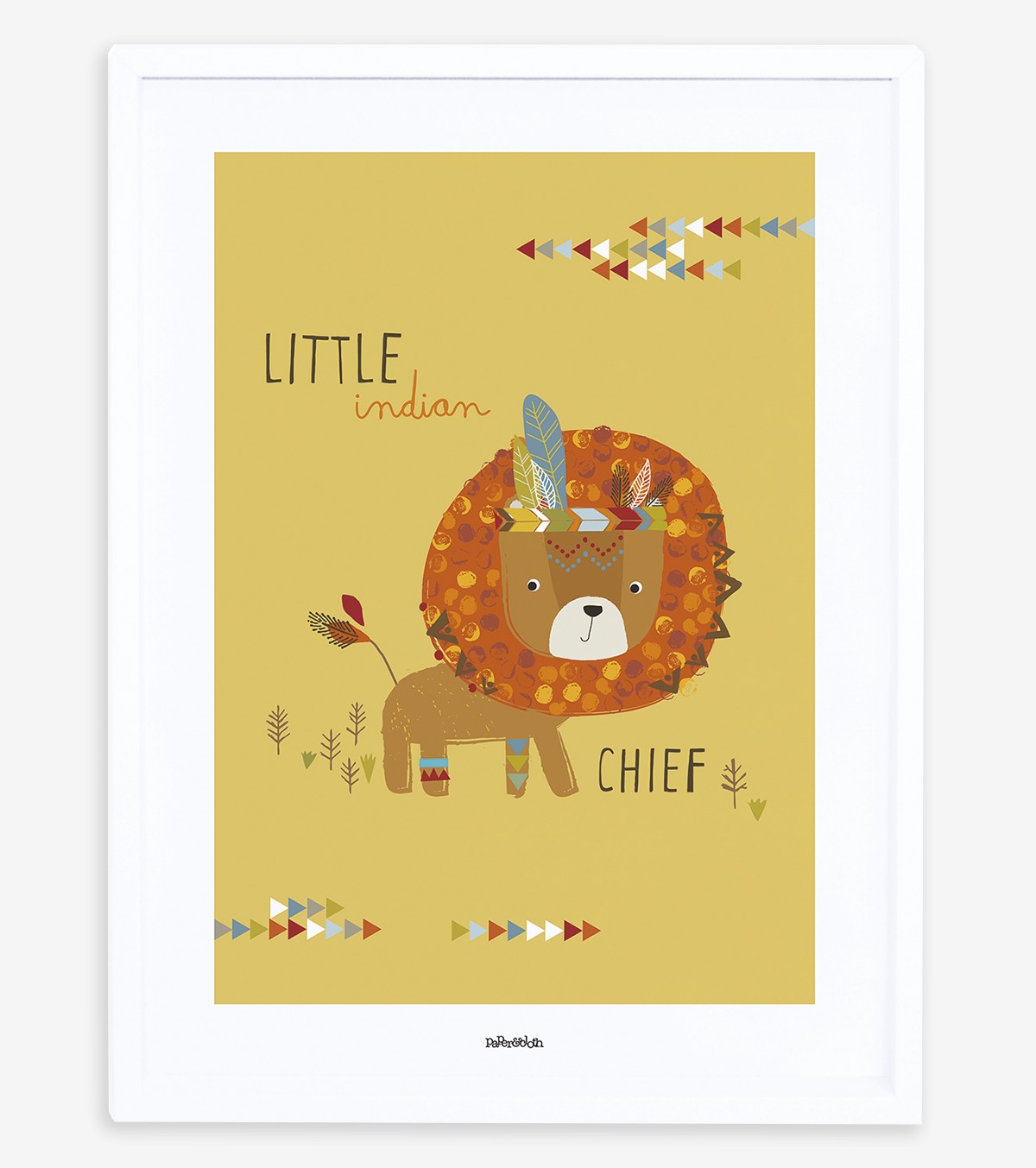 LITTLE INDIANS - Poster per bambini - Lion