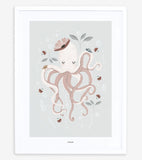 OCEAN FIELD - Poster per bambini - La pieuvre