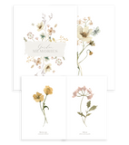 MADEMOISELLE - Set di 4 Posters - Fiori botanici