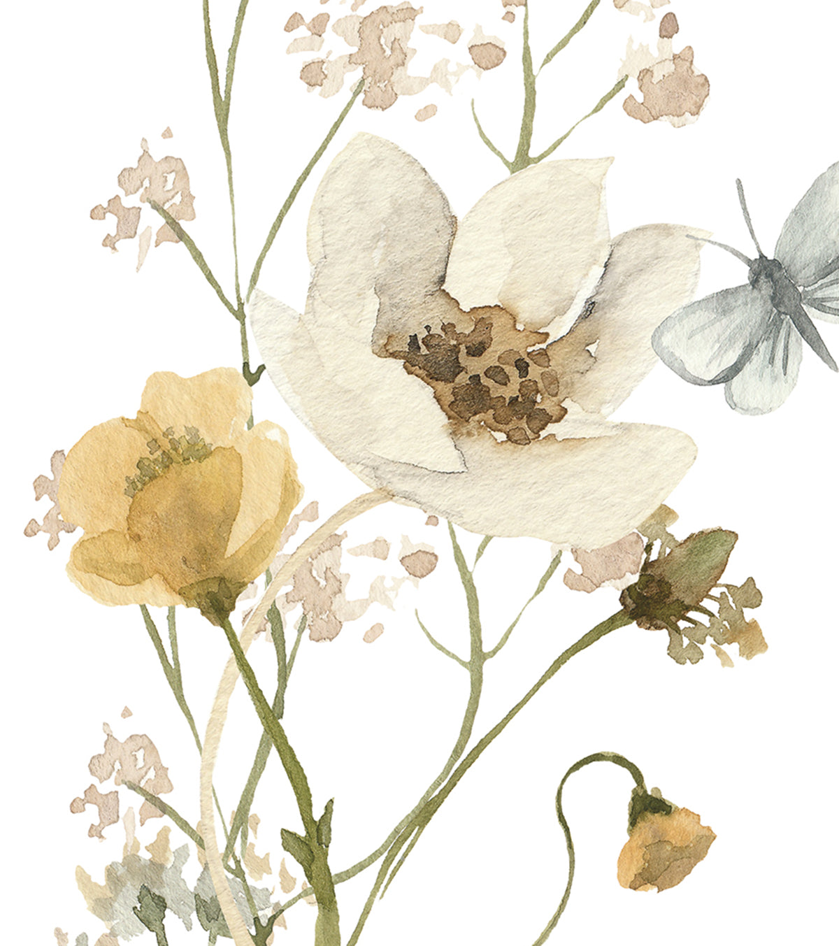 MADEMOISELLE - Set di 4 Posters - Fiori botanici