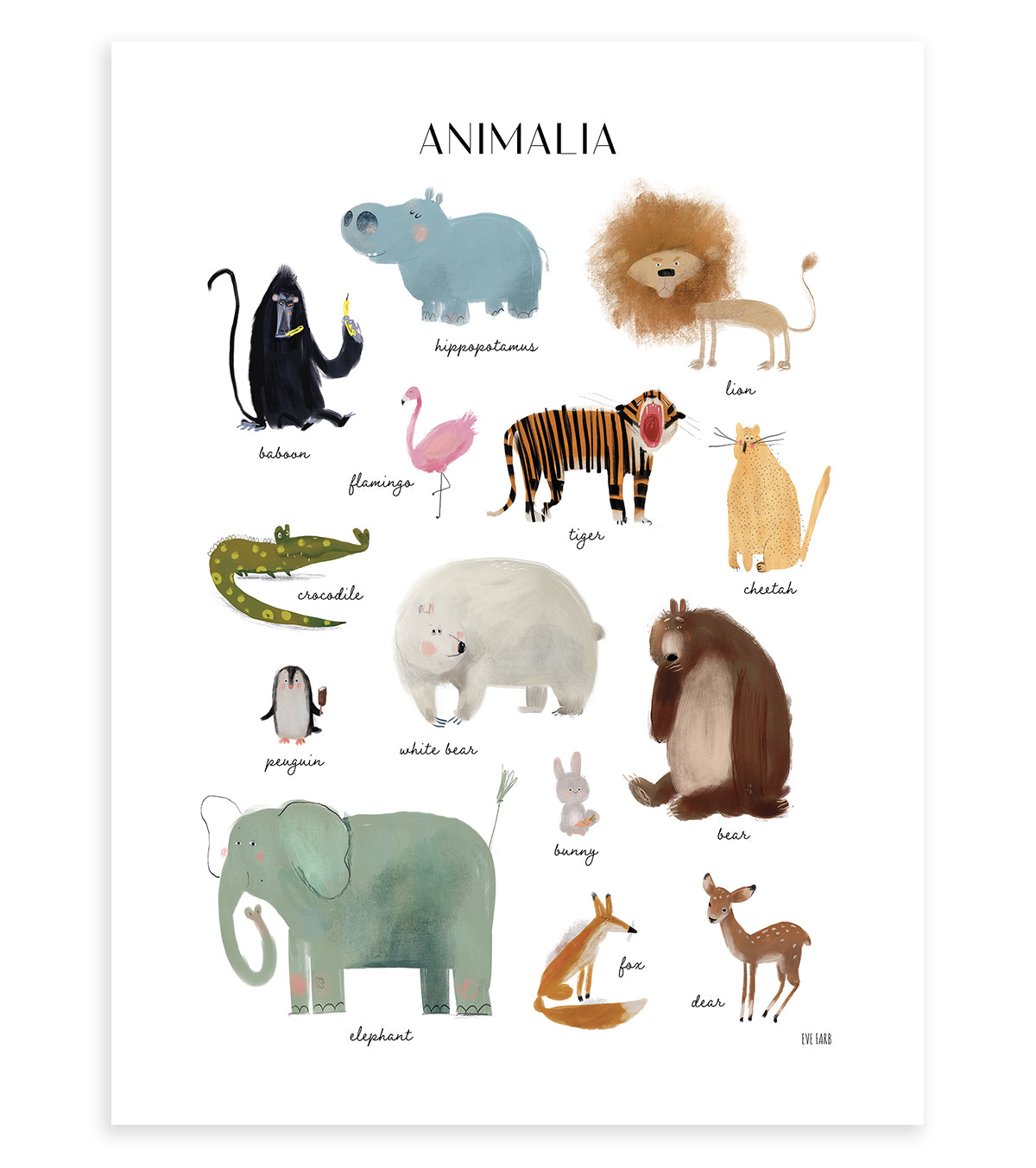 ANIMALIA - Poster per bambini - Animali