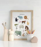 ANIMALIA - Poster per bambini - Animali