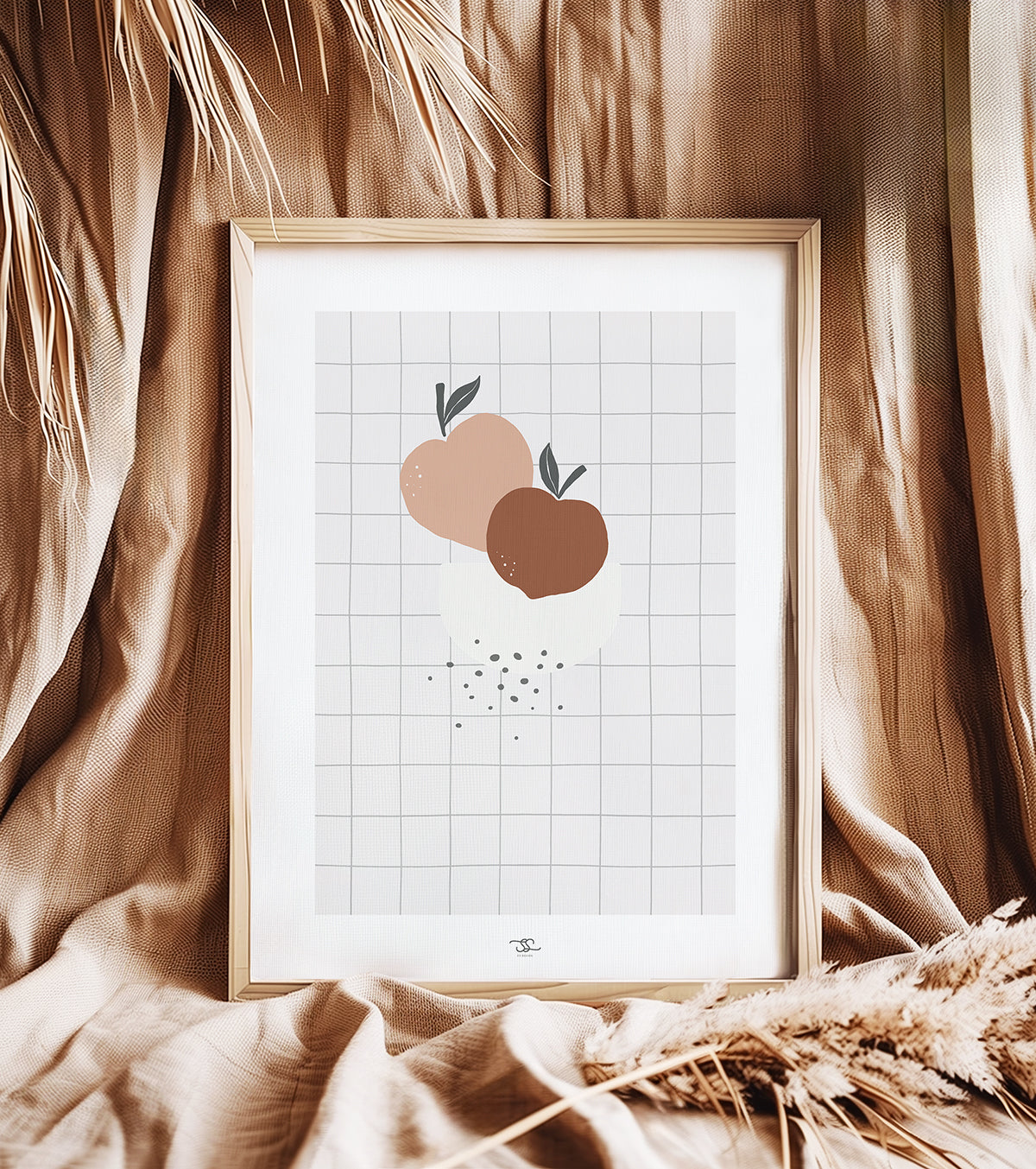 Posters MINIMA - Set di 2 - Pesche