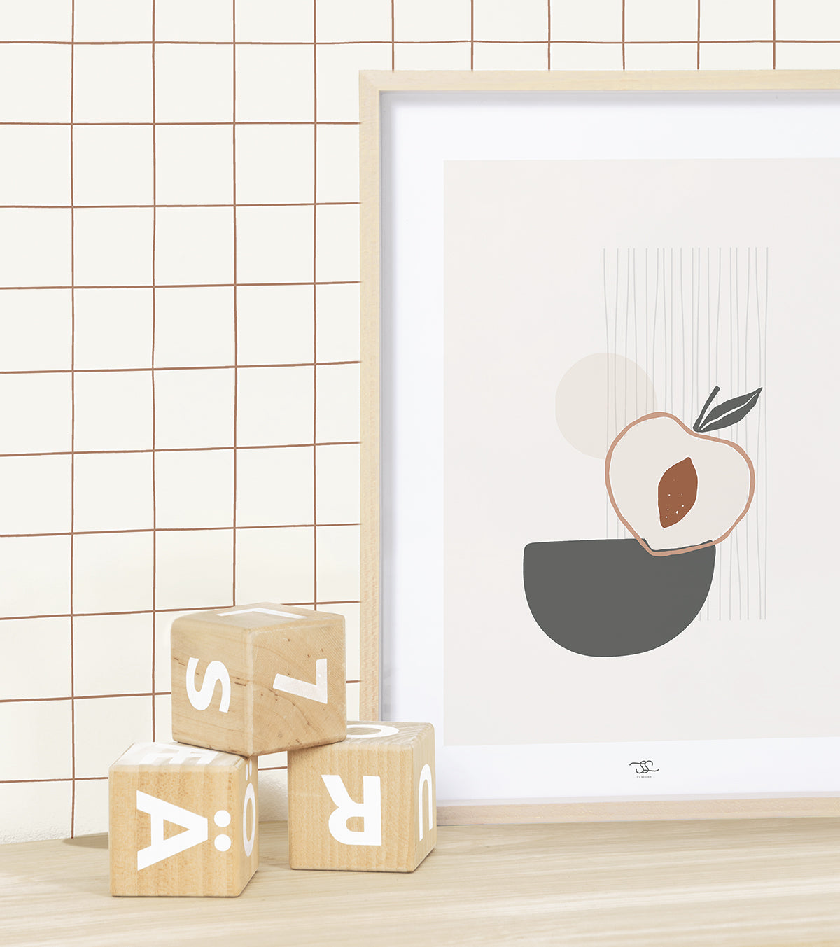 Posters MINIMA - Set di 2 - Pesche