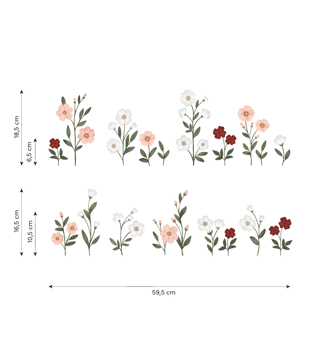 Adesivi murali EDEN - Pareti - Fiori su stelo