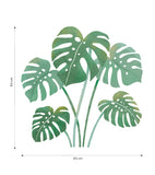 Adesivi murali YATSUNI - - Foglia di Monstera