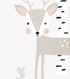 NEL BOSCO - Poster per bambini - Il cervo