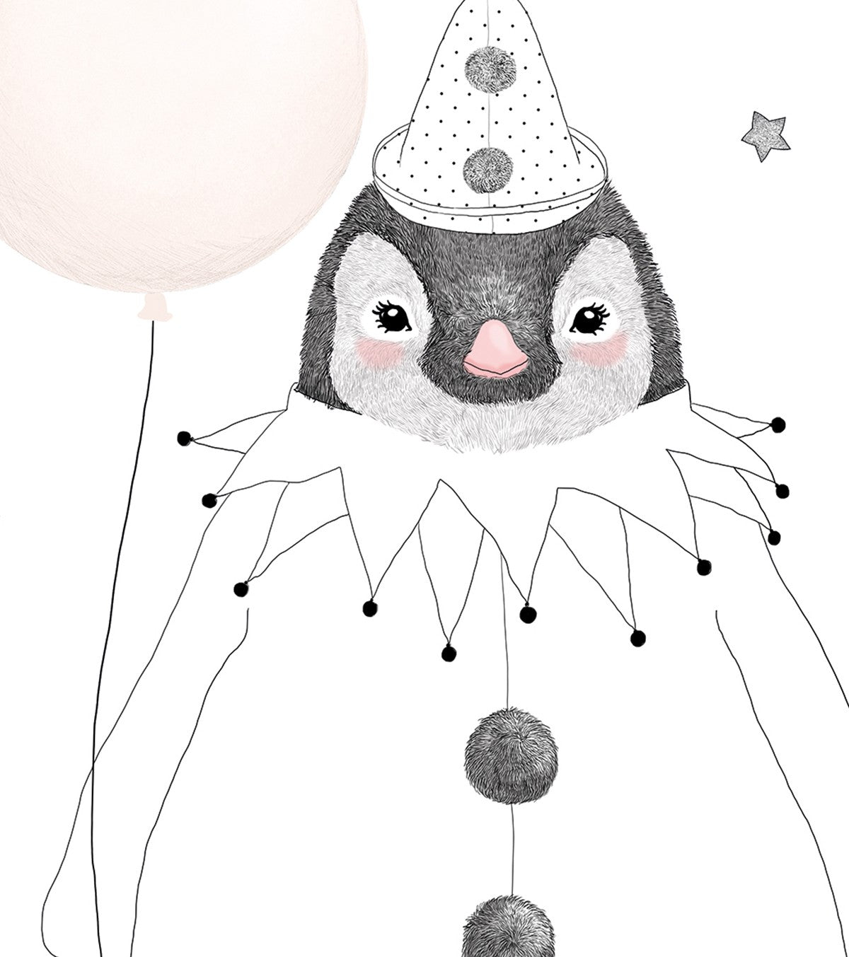 DREAMY - Poster per bambini - Pinguino e stelle