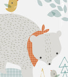 WOODLAND - Poster per bambini - Orso e foresta