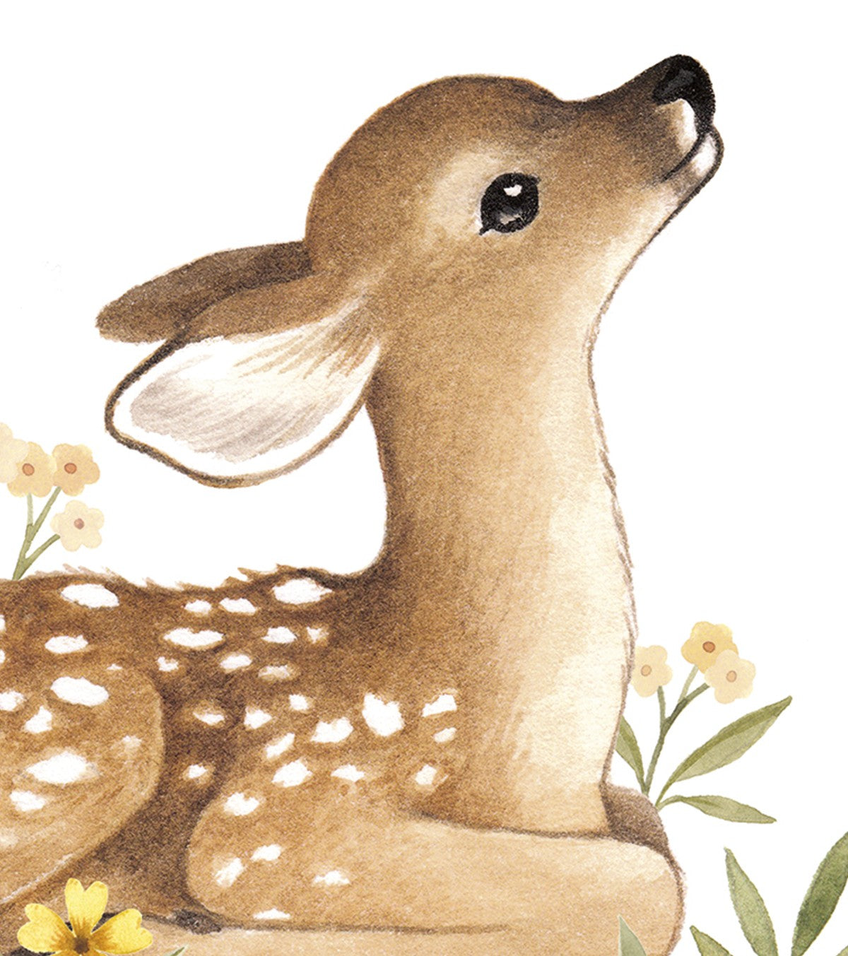 OH DEER - Poster per bambini - Vintage fawn