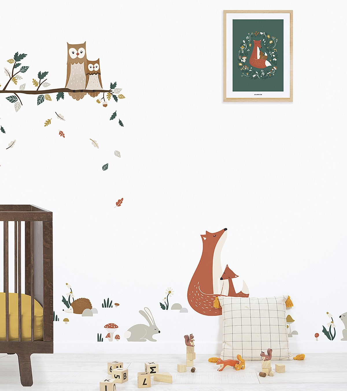 FELICITÀ DEL BOSCO - Poster per bambini - Famiglia Fox