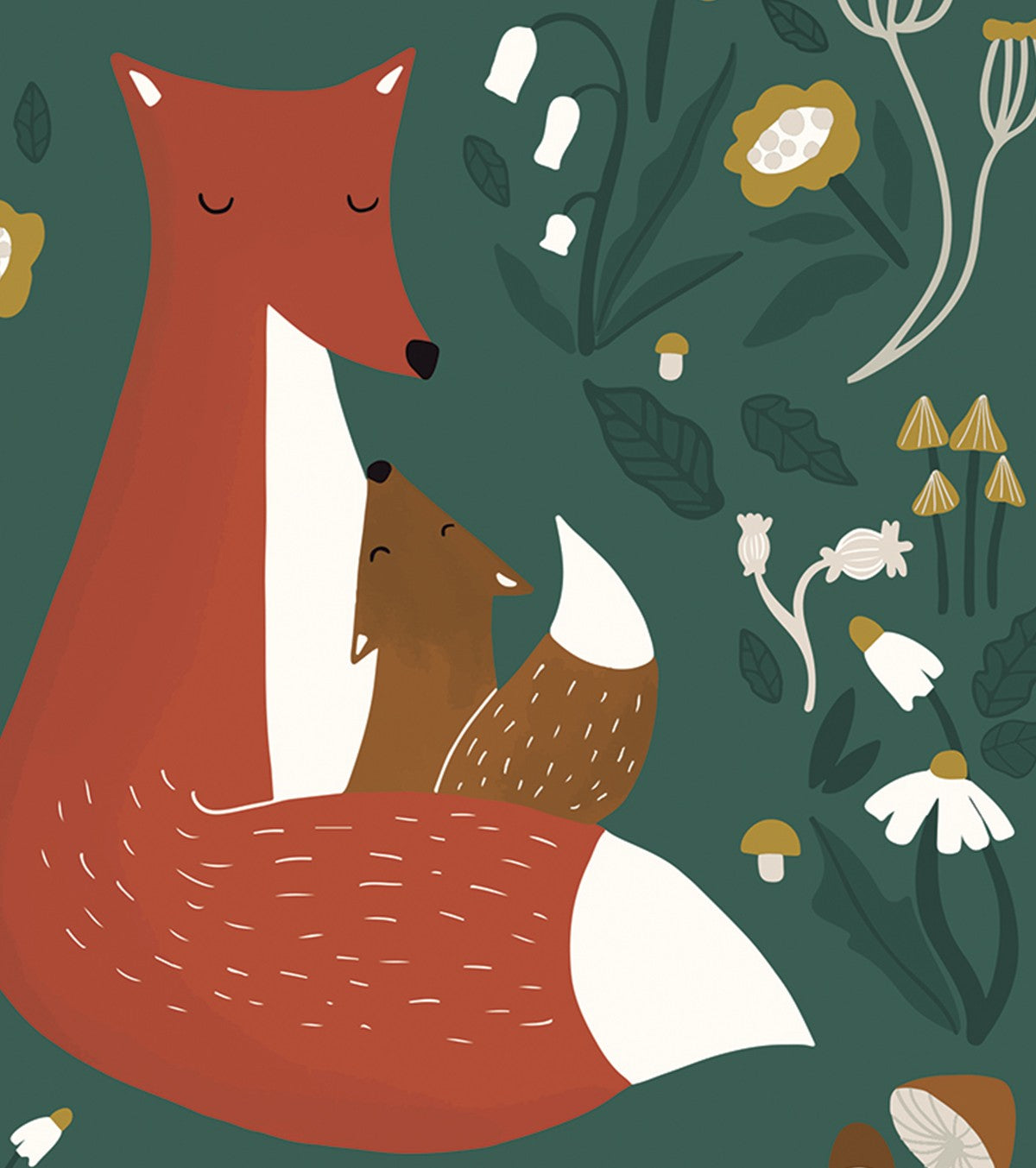 FELICITÀ DEL BOSCO - Poster per bambini - Famiglia Fox