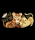 FELIDAE - Grande adesivo - Gioco della tigre e del leopardo