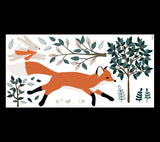 M. FOX - Adesivi murali murales - Foresta, volpe e coniglio