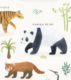 TERRA VIVENTE - Poster per bambini - Animali asiatici