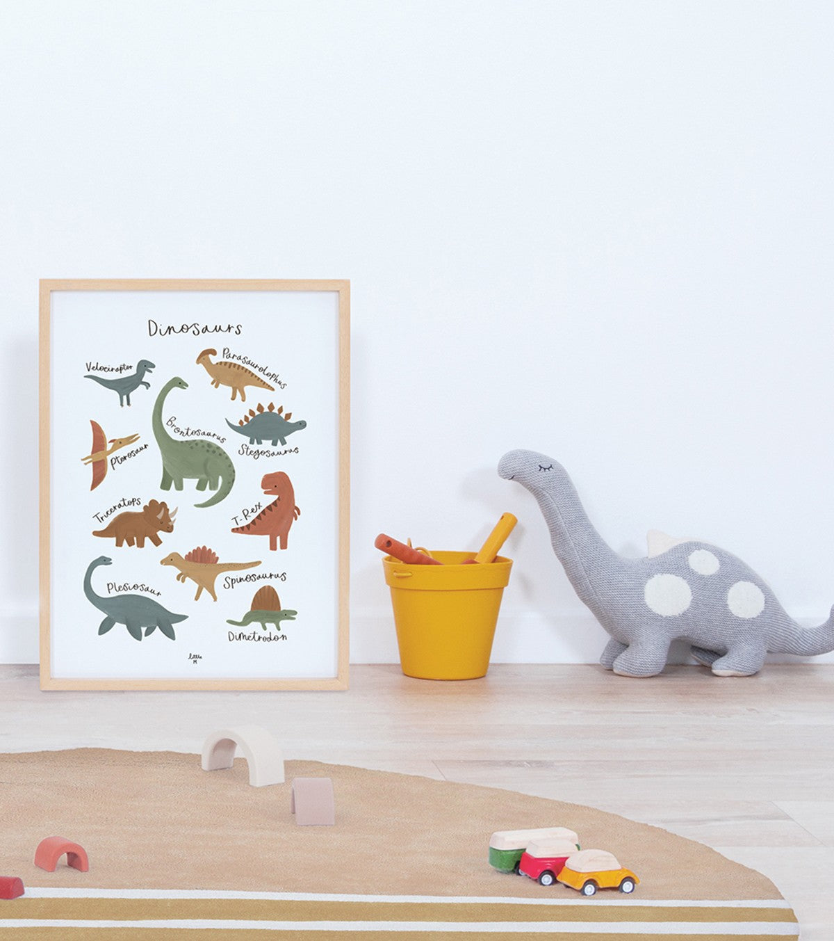 SUNNY - Poster per bambini - Specie di dinosauri